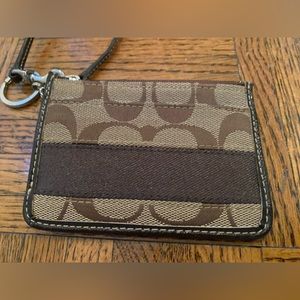 Coach Mini Skinny ID Case - Signature Canvas